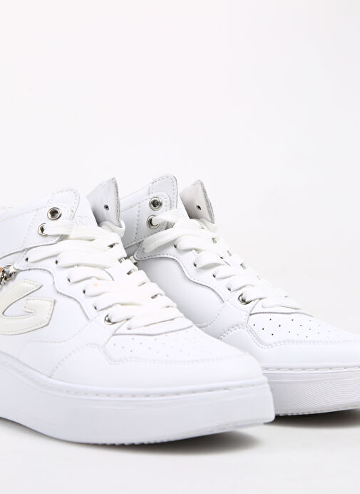 Alberto Guardiani Beyaz Kadın Deri Sneaker NEW ERA 0157 - Görsel 6