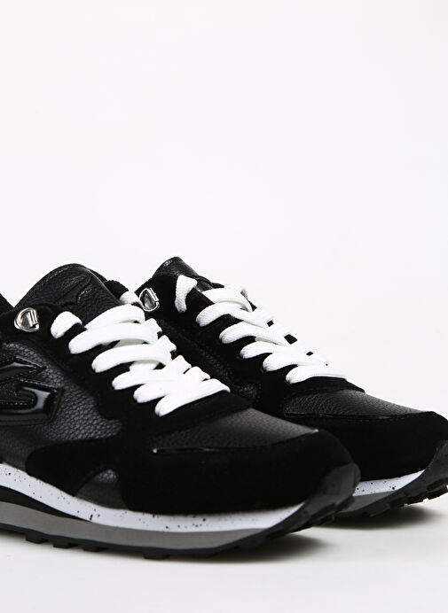 Alberto Guardiani Siyah Kadın Süet Sneaker WEN 0154 - Görsel 6