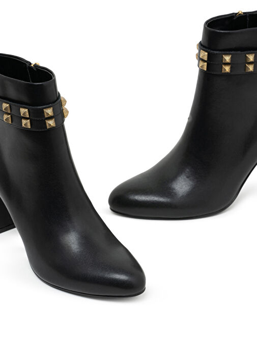 Just Cavalli Siyah Kadın Deri Bot 75RA3S60ZP274899 - Görsel 4