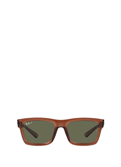 Ray-Ban Warren Bio-Based RB4396 Dikdörtgen Kahve Polarize Unisex Güneş Gözlüğü