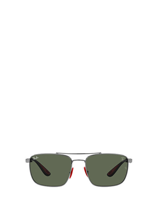 Ray-Ban Scuderia Ferrari Collection Rb3715m Köşeli Metal Unisex Güneş ...
