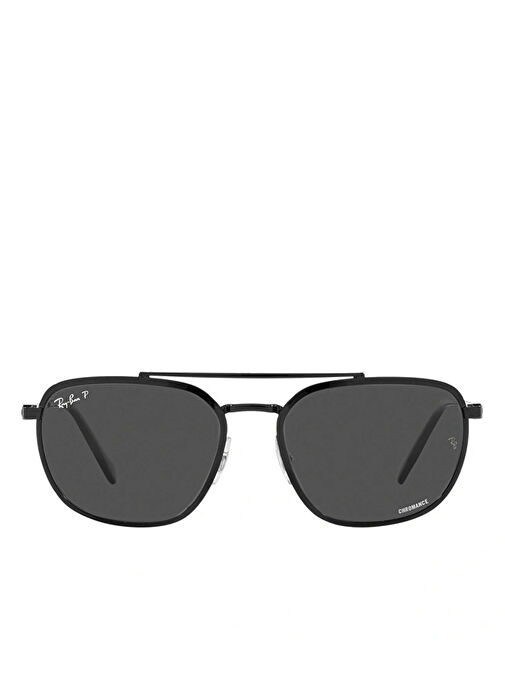 Ray-Ban Chromance RB3708 Kare Siyah Polarize Unisex Güneş Gözlüğü