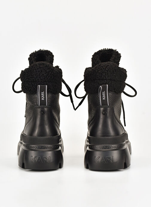 Karl Lagerfeld Siyah Kadın Deri Bot KL43563000 - Görsel 6