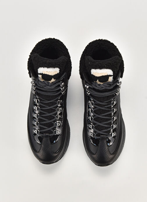 Karl Lagerfeld Siyah Kadın Deri Bot KL6496330X - Görsel 4