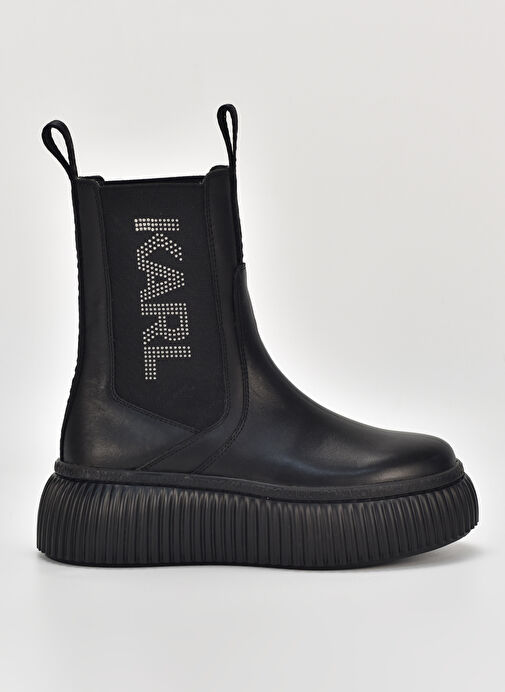 Karl Lagerfeld Siyah Kadın Deri Bot KL4236000X - Görsel 2