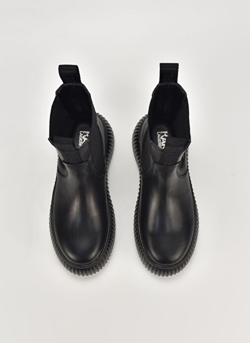 Karl Lagerfeld Siyah Kadın Deri Bot KL4236000X - Görsel 4