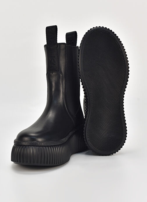Karl Lagerfeld Siyah Kadın Deri Bot KL4236000X - Görsel 5