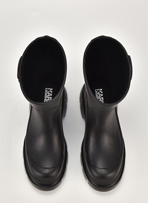 Karl Lagerfeld Siyah Kadın Yağmur Botu KL43567V00 - Görsel 4