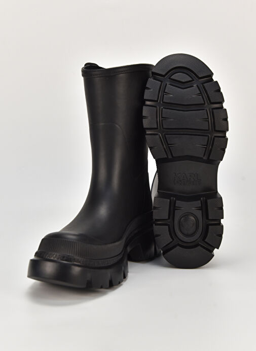 Karl Lagerfeld Siyah Kadın Yağmur Botu KL43567V00 - Görsel 5