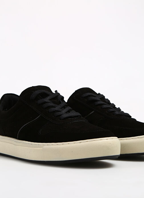 Fabrika Comfort Siyah Erkek deri Günlük Ayakkabı MAGDA - Görsel 6