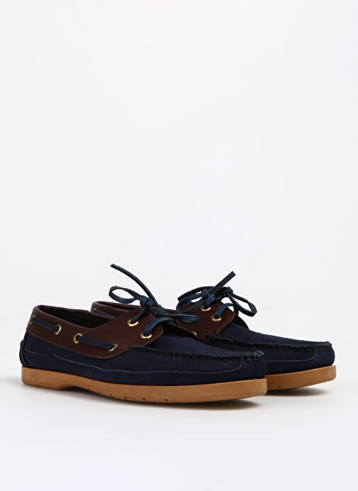 Fabrika Comfort Lacivert Erkek Deri Günlük Ayakkabı UPPERT-NEW - Görsel 3