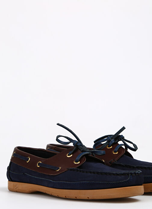 Fabrika Comfort Lacivert Erkek Deri Günlük Ayakkabı UPPERT-NEW - Görsel 6