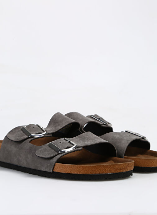 Fabrika Comfort Antrasit Erkek Terlik ENORA - Görsel 6