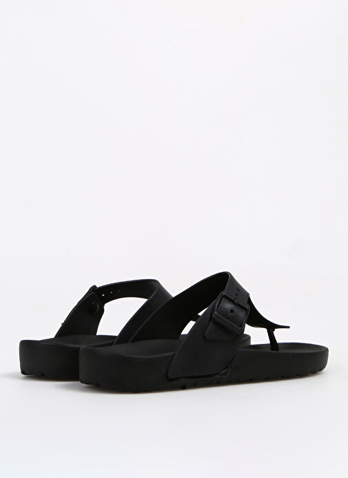 Fabrika Siyah Erkek Plaj Terliği AURORA - Görsel 4