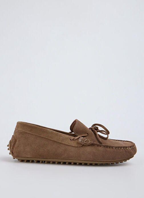 Fabrika Bej Erkek Deri Günlük Ayakkabı SINE - Görsel 7