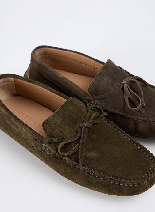 Fabrika Haki Erkek Süet Günlük Ayakkabı SINE - Görsel 11