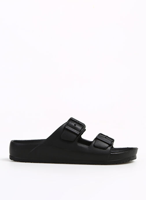 Fabrika Siyah Erkek Plaj Terliği TOMAS - Görsel 2