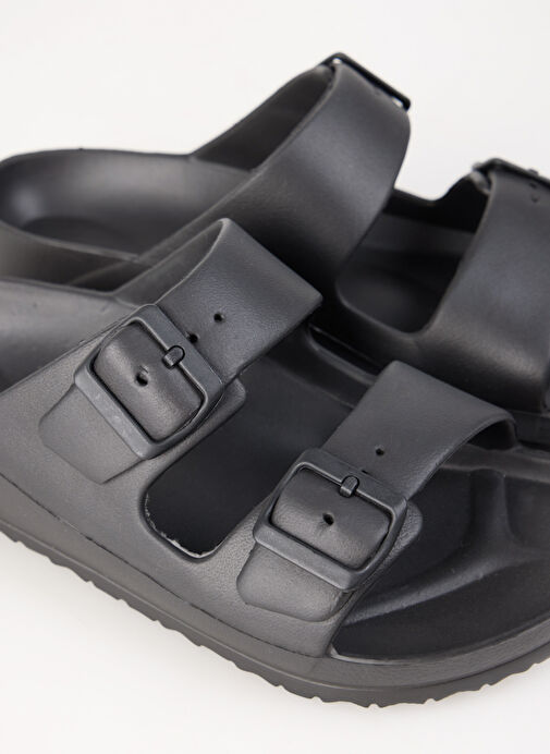 Fabrika Siyah Erkek Plaj Terliği TOMAS - Görsel 11