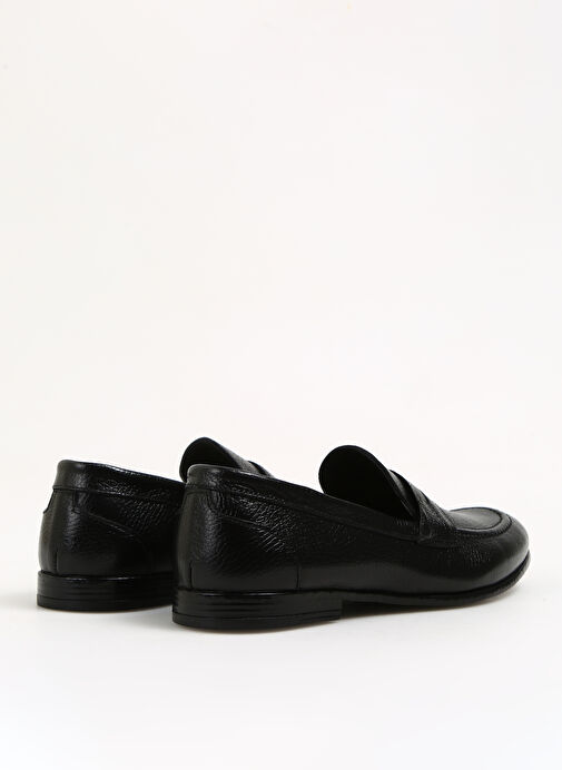 Fabrika Siyah Erkek Deri Klasik Ayakkabı REUBEN - Görsel 5