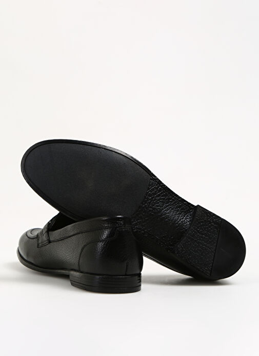 Fabrika Siyah Erkek Deri Klasik Ayakkabı REUBEN - Görsel 6