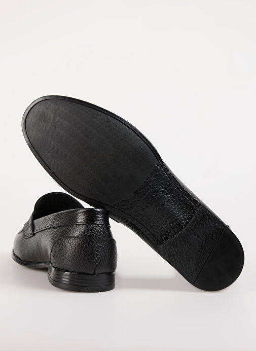 Fabrika Siyah Erkek Deri Klasik Ayakkabı REUBEN - Görsel 10