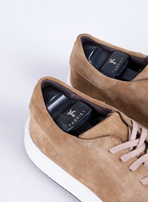 Fabrika Bej Erkek Süet Sneaker JAROD - Görsel 5