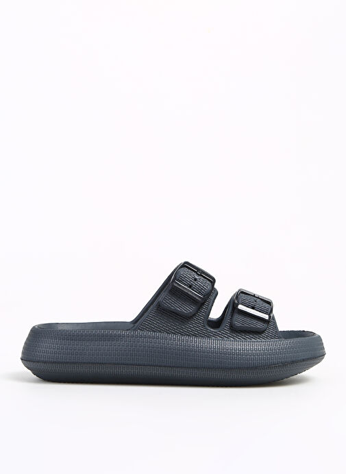 Fabrika Antrasit Erkek Plaj Terliği ESTELLA - Görsel 2