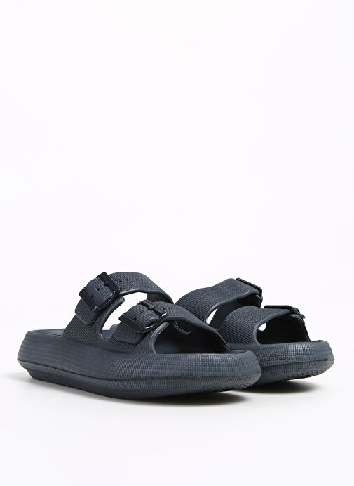 Fabrika Antrasit Erkek Plaj Terliği ESTELLA - Görsel 3