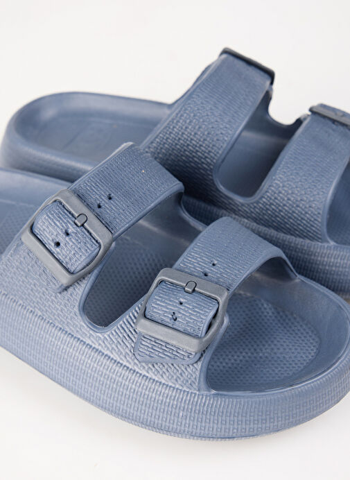 Fabrika Antrasit Erkek Plaj Terliği ESTELLA - Görsel 11