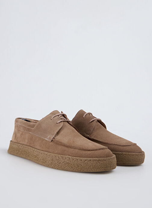 Fabrika Bej Erkek Süet Günlük Ayakkabı PERUN - Görsel 8