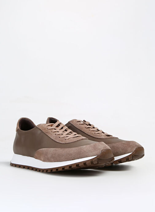 Fabrika Vizon Erkek Deri Sneaker LESLEY - Görsel 3