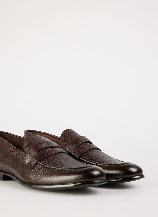 Fabrika Kahverengi Erkek Deri Klasik Ayakkabı REUBEN - Görsel 11
