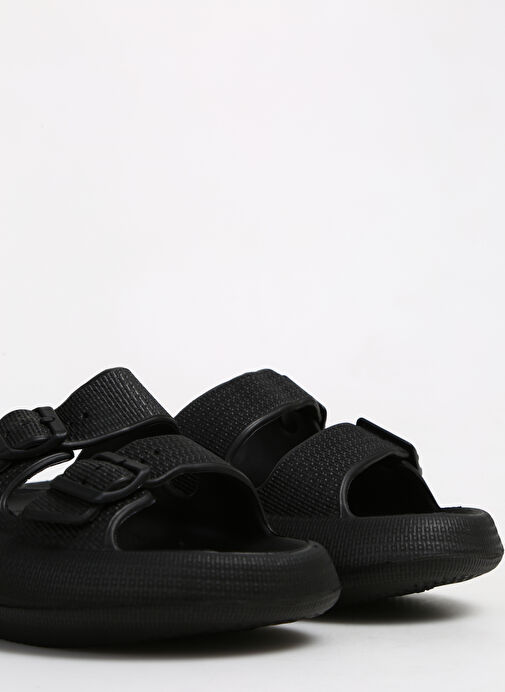 Fabrika Siyah Erkek Plaj Terliği ESTELLA - Görsel 4