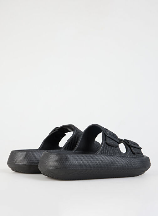 Fabrika Siyah Erkek Plaj Terliği ESTELLA - Görsel 9