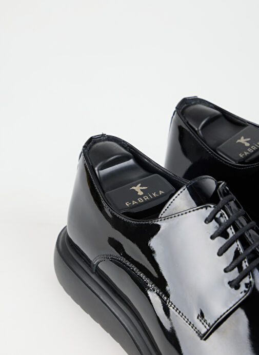 Fabrika Siyah Erkek Deri Klasik Ayakkabı ADELMAR - Görsel 10