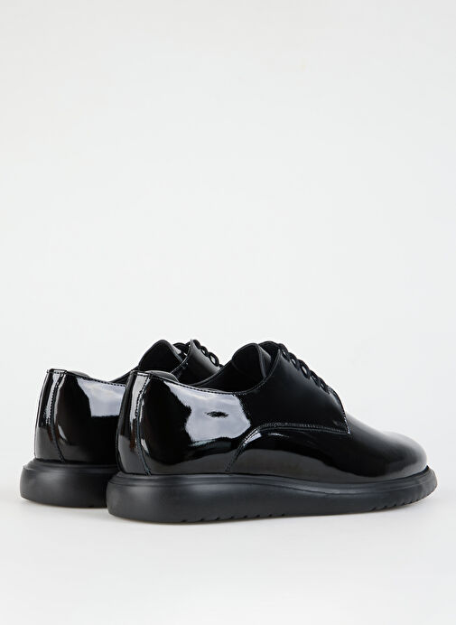 Fabrika Siyah Erkek Deri Klasik Ayakkabı ADELMAR - Görsel 11