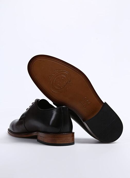 Fabrika Kahverengi Erkek Deri Klasik Ayakkabı NEBUZ - Görsel 5