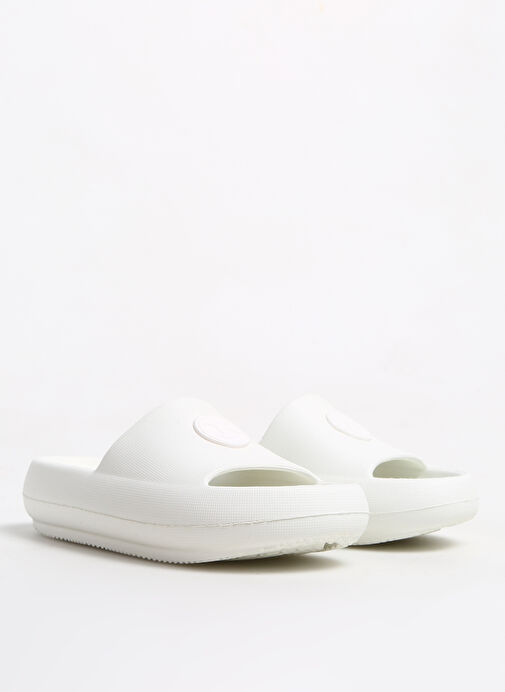 Fabrika Beyaz Kadın Plaj Terliği MIMOZA - Görsel 3