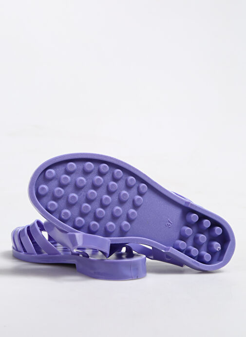 Fabrika Lila Kadın Plaj Terliği KALKEN NEW - Görsel 5