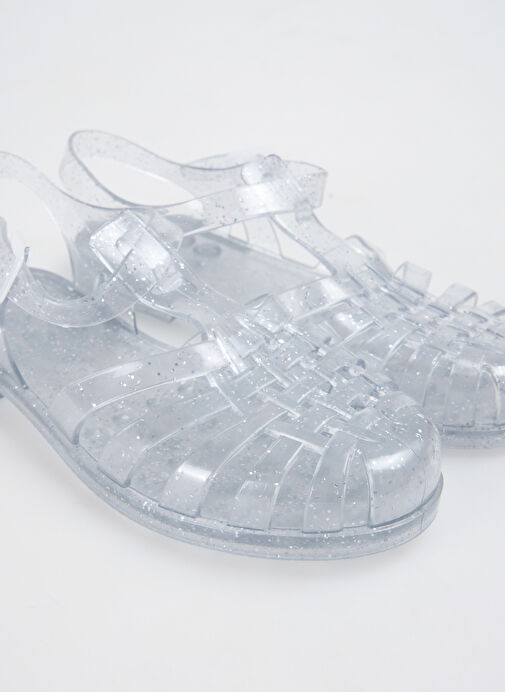 Fabrika Şeffaf Kadın Plaj Terliği KALKEN NEW - Görsel 11