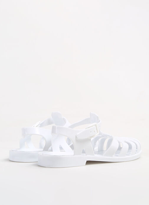 Fabrika Beyaz Kadın Plaj Terliği KALKEN NEW - Görsel 4