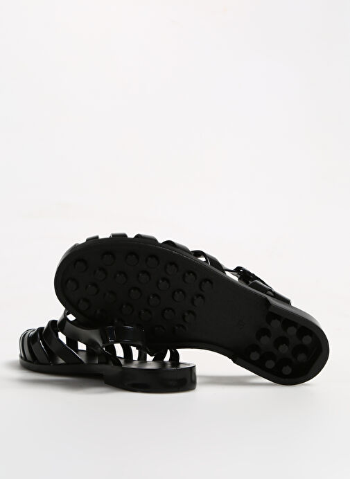 Fabrika Siyah Kadın Plaj Terliği KALKEN NEW - Görsel 5