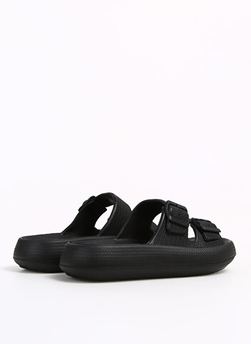 Fabrika Siyah Kadın Plaj Terliği SANJAY - Görsel 4