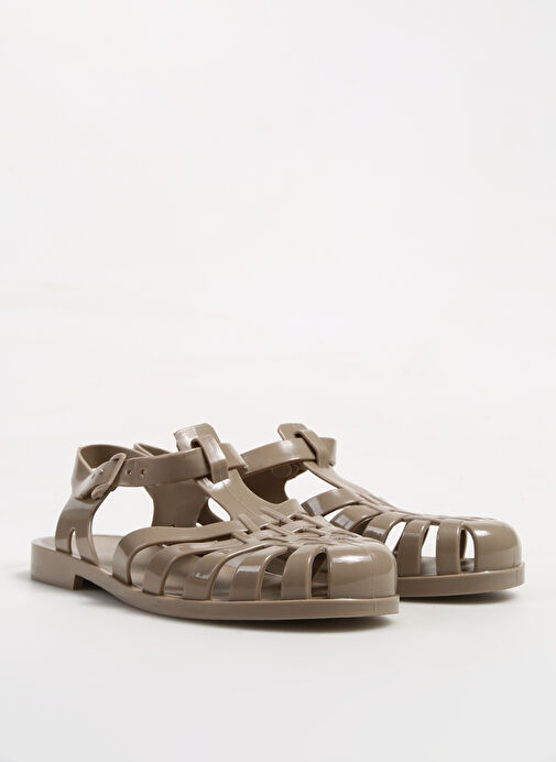 Fabrika Bej Kadın Plaj Terliği KALKEN NEW - Görsel 3