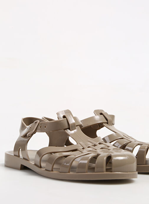 Fabrika Bej Kadın Plaj Terliği KALKEN NEW - Görsel 6