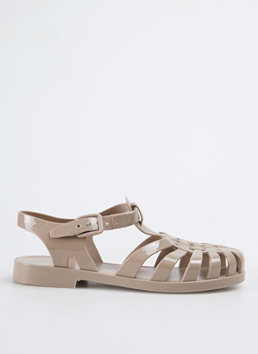 Fabrika Bej Kadın Plaj Terliği KALKEN NEW - Görsel 7