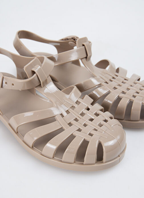 Fabrika Bej Kadın Plaj Terliği KALKEN NEW - Görsel 11