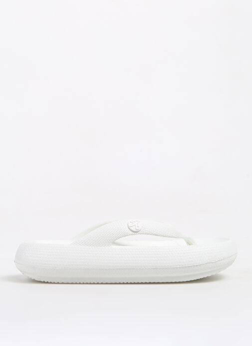 Fabrika Beyaz Kadın Plaj Terliği MARTINYA - Görsel 2