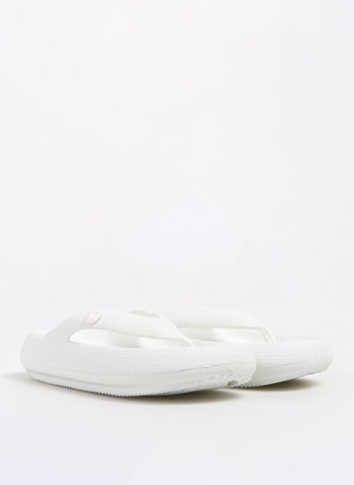 Fabrika Beyaz Kadın Plaj Terliği MARTINYA - Görsel 3