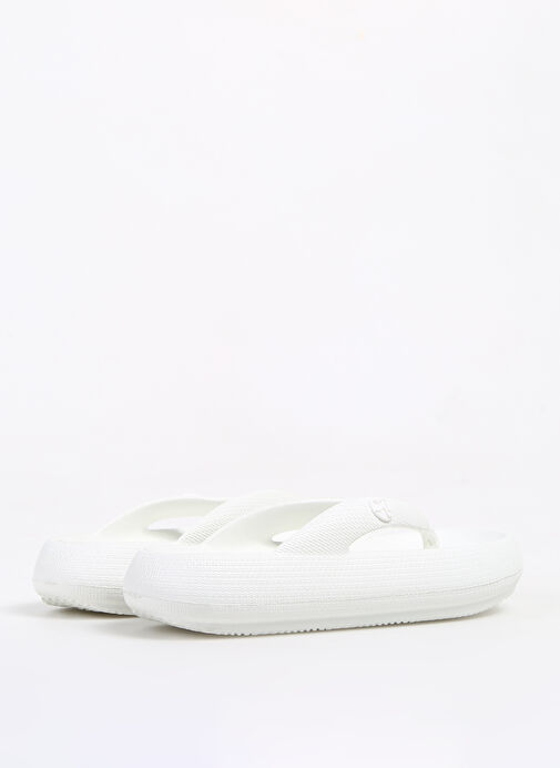 Fabrika Beyaz Kadın Plaj Terliği MARTINYA - Görsel 4